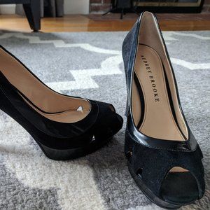Audrey Brooke peep toe heel